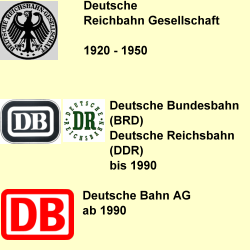 Deutsche Eisenbahngesellschaften 1920 bis heute