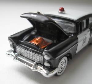 Metal Classic Work Chevrolet 1955 Polizeiwagen / Police Car