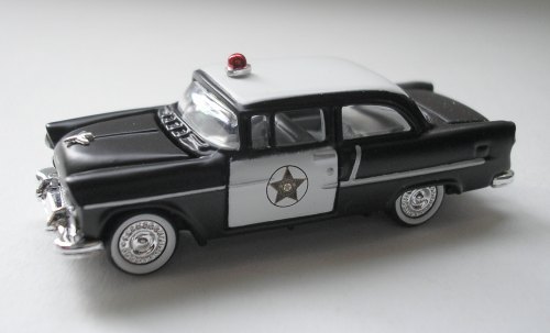 Metal Classic Work Chevrolet 1955 Polizeiwagen / Police Car
