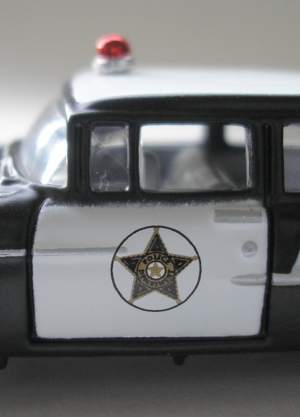 Metal Classic Work Chevrolet 1955 Polizeiwagen / Police Car