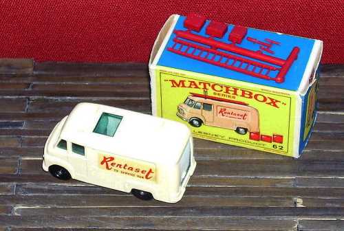 Matchbox No.62B Commer T.V. Service Van. Photo courtesy of Josephine and her son, Pennsylvania, USA.