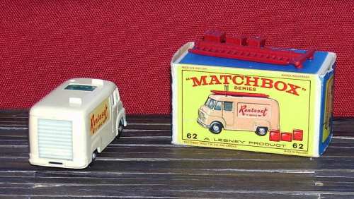 Matchbox No.62B Commer T.V. Service Van. Photo courtesy of Josephine and her son, Pennsylvania, USA.