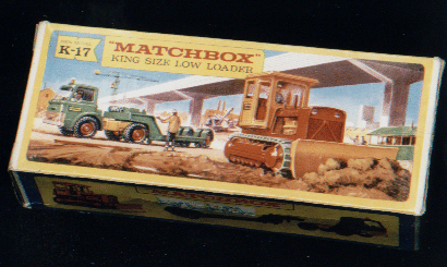 Matchbox K17 A Rückseite der Verpackung / Back side of the box