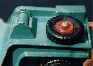 Matchbox K17 A Detailaufnahme vom Tieflader / Detail of the Trailer