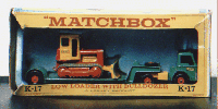 Matchbox K17 A Vorderseite der Verpackung / Front side of the box