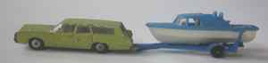 Matchbox 73C Mercury / 9D Boat and Trailer